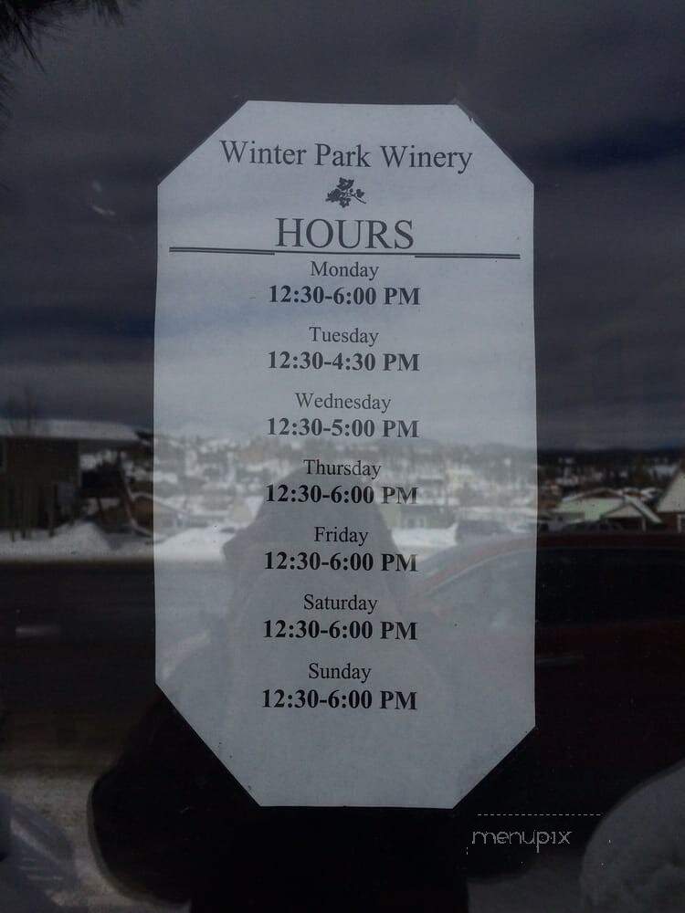 Winter Park Winery - Fraser, CO