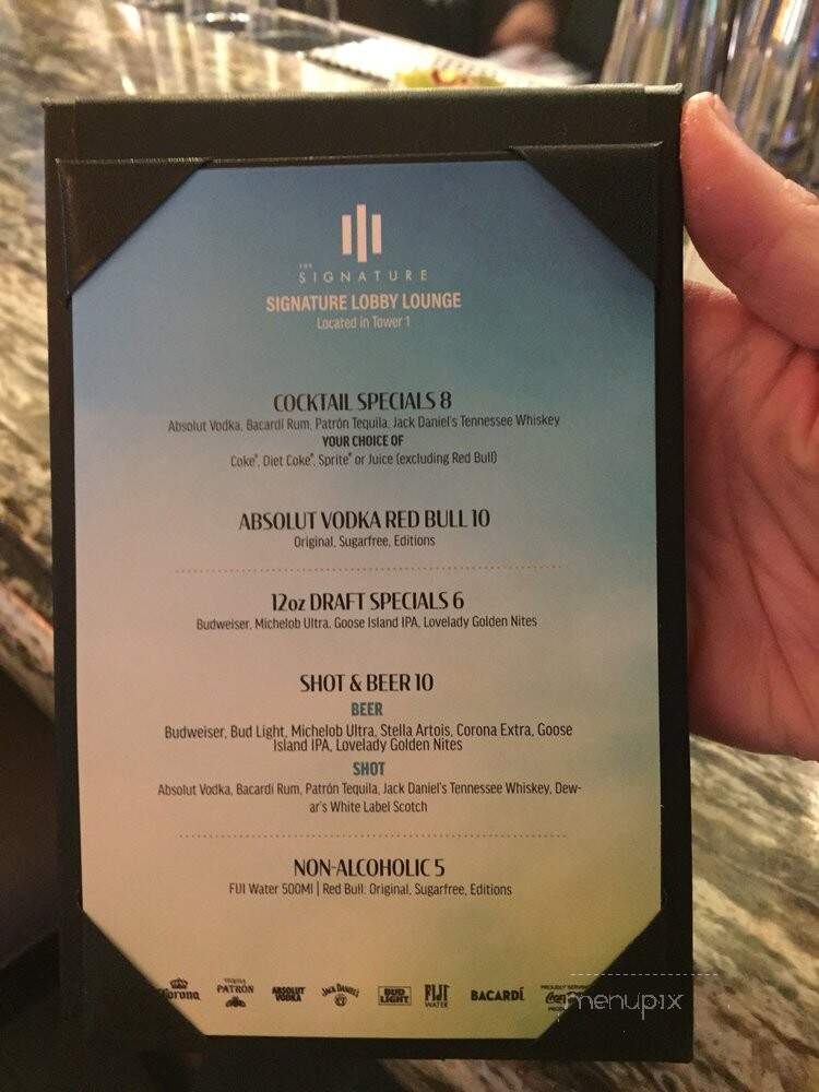 The Lounge - Las Vegas, NV menu_pic