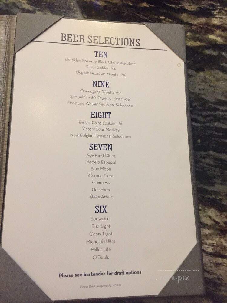 The Lounge - Las Vegas, NV menu_pic