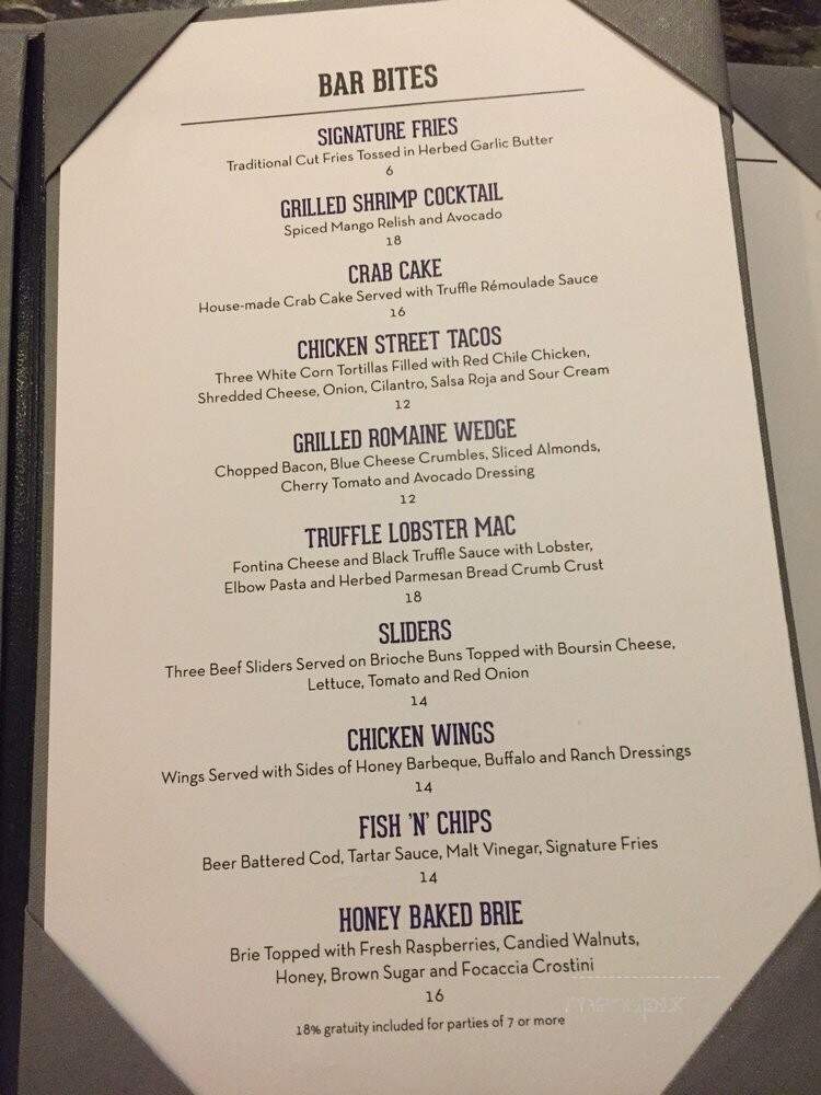 The Lounge - Las Vegas, NV menu_pic