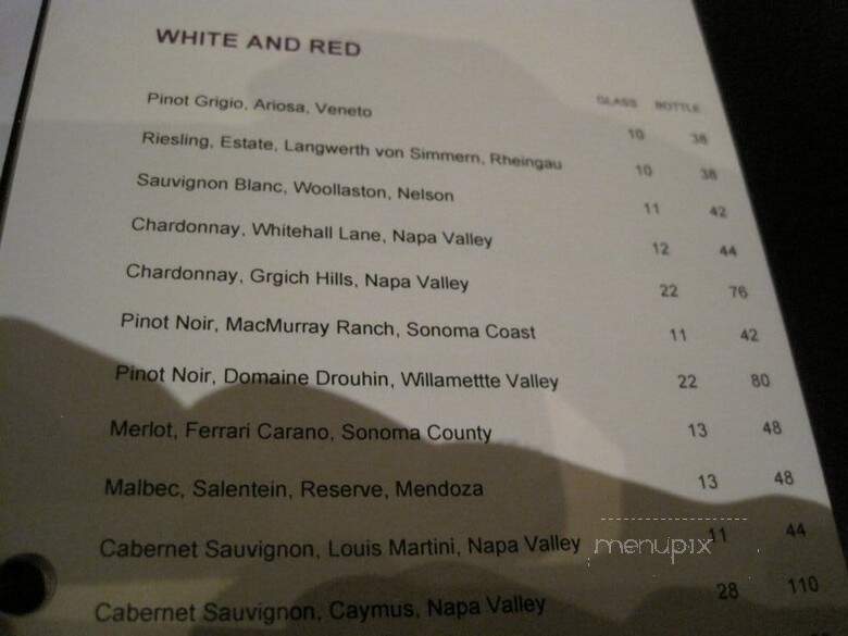 Bar Moderno - Las Vegas, NV menu_pic