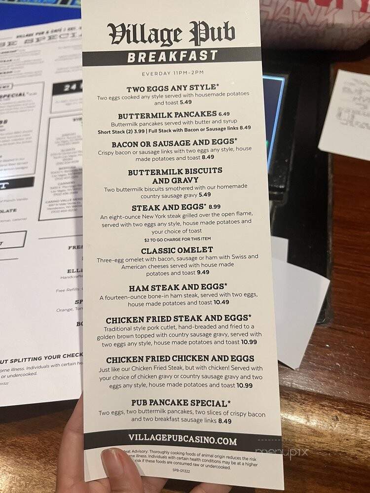 Yorky's - Las Vegas, NV menu_pic