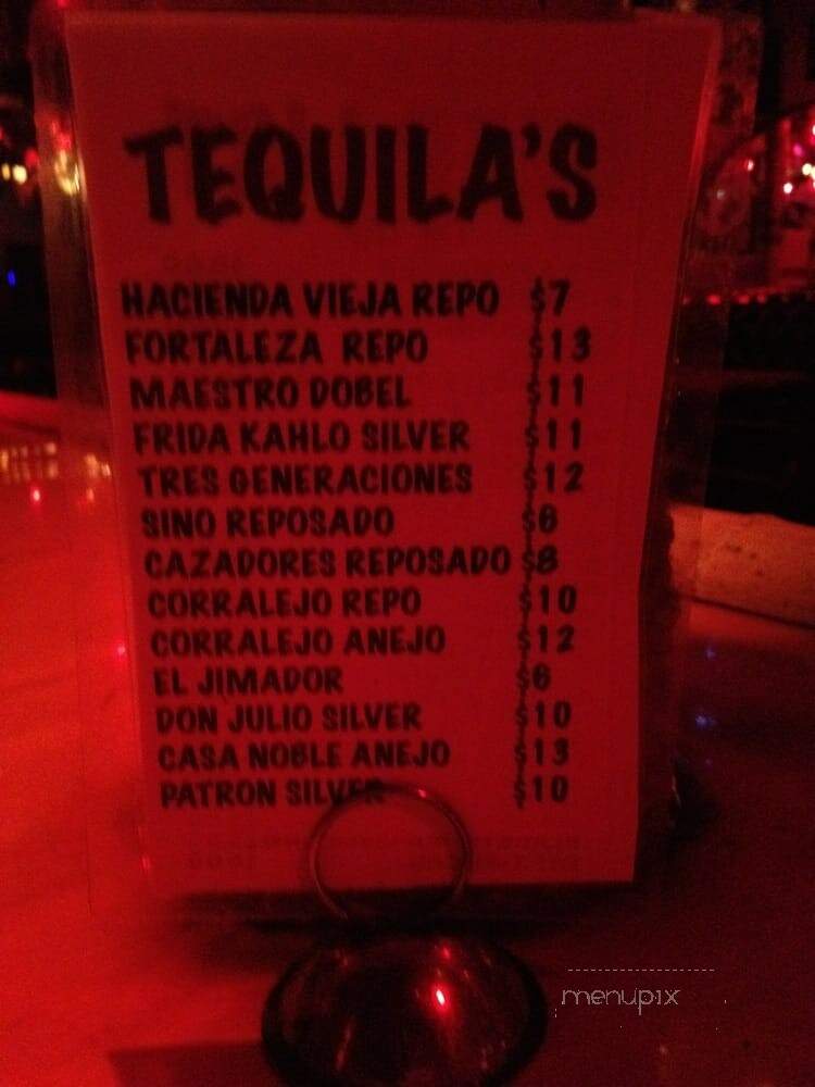 Cha Cha Lounge - Los Angeles, CA menu_pic