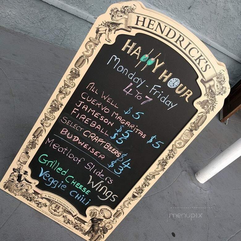 Speak Easy Cocktail - Santa Monica, CA menu_pic