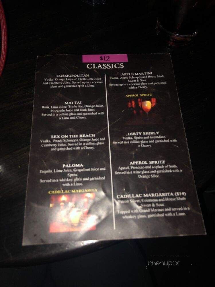 Skinny's Lounge - North Hollywood, CA menu_pic
