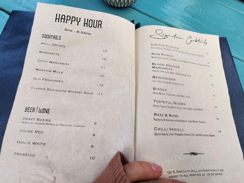 The Alley - Los Angeles, CA menu_pic