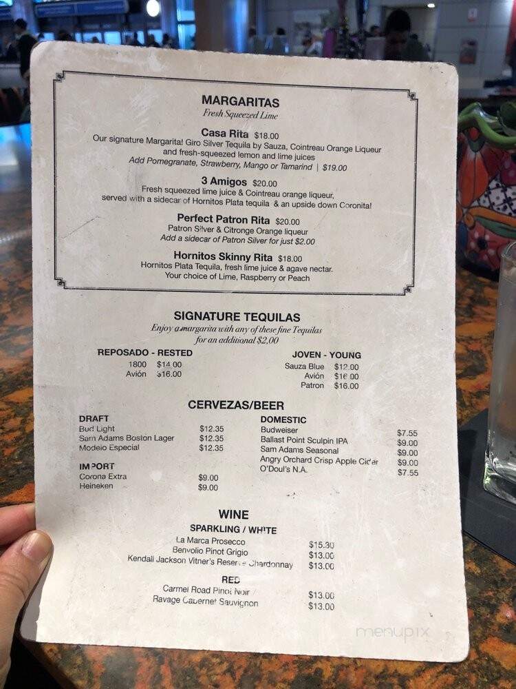 Cantina Laredo - Los Angeles, CA menu_pic