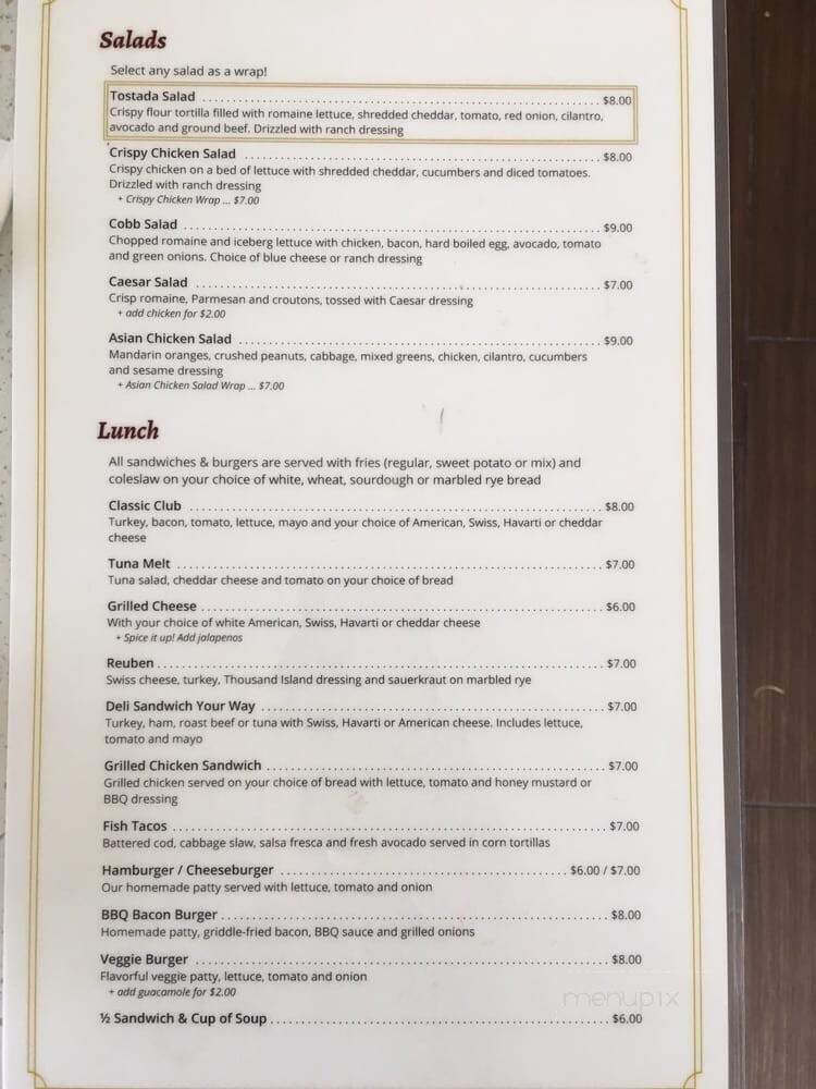 The Hazard Bar and Grill - Downey, CA menu_pic