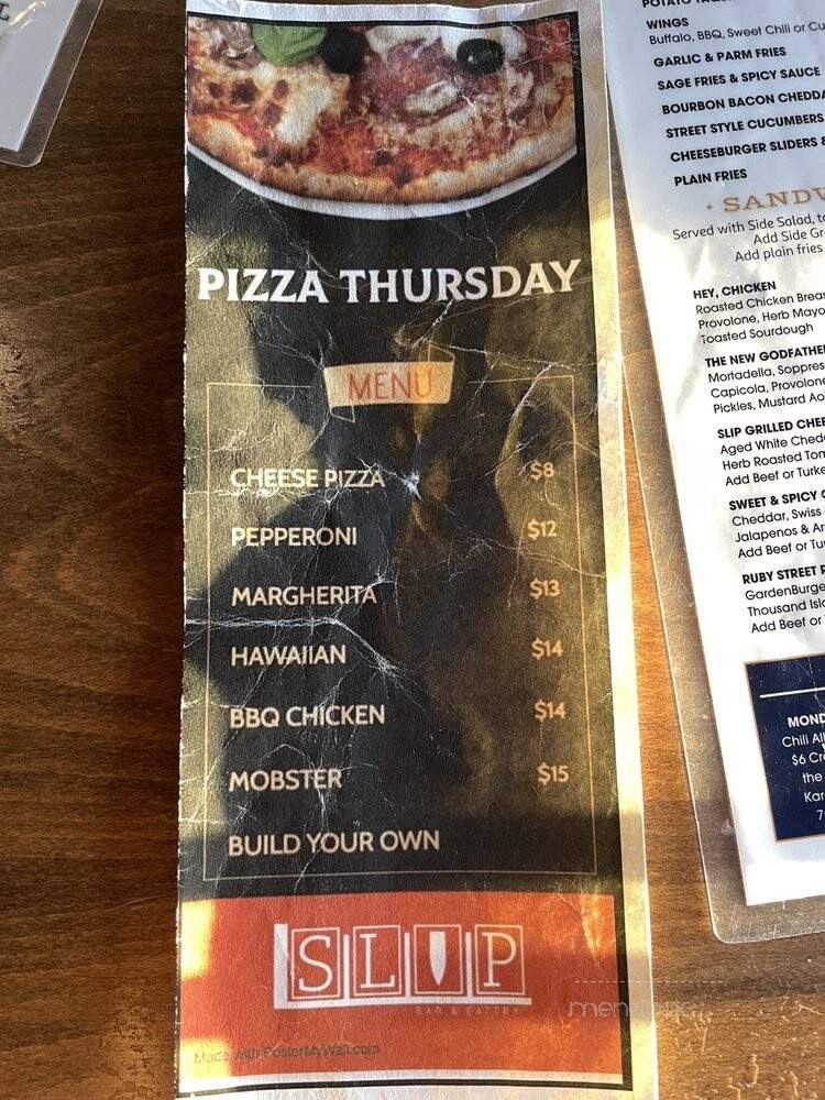 The Slip Bar & Eatery - Redondo Beach, CA menu_pic