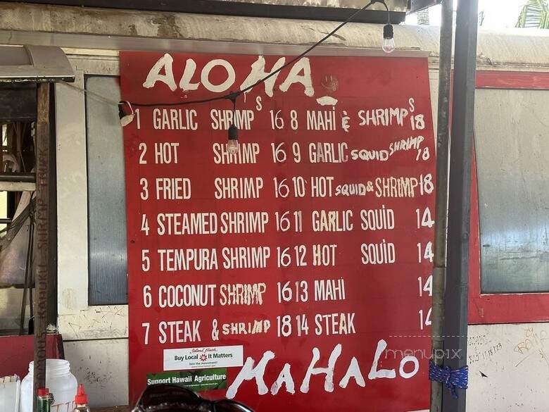 Famous Kahuku Shrimp Truck - Kahuku, HI
