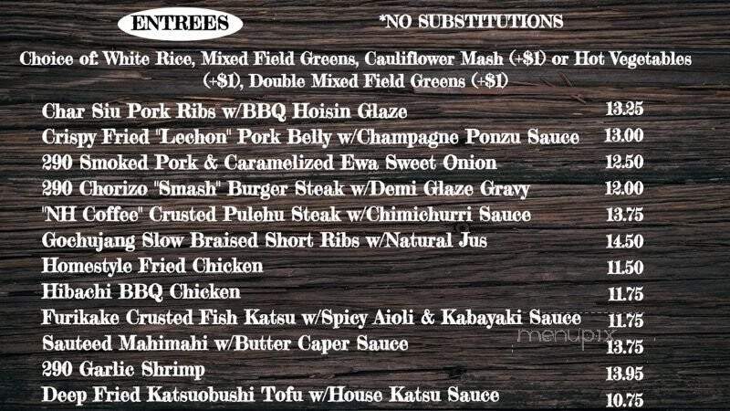 New Hope Coffee Company - Honolulu, HI menu_pic