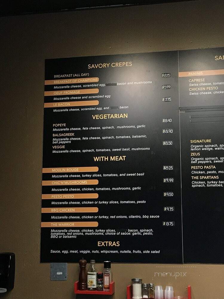 La Creperie - Honolulu, HI menu_pic