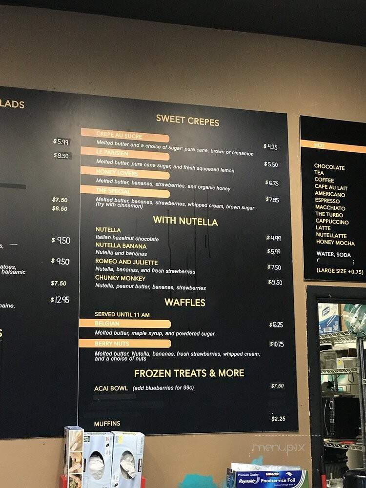 La Creperie - Honolulu, HI menu_pic