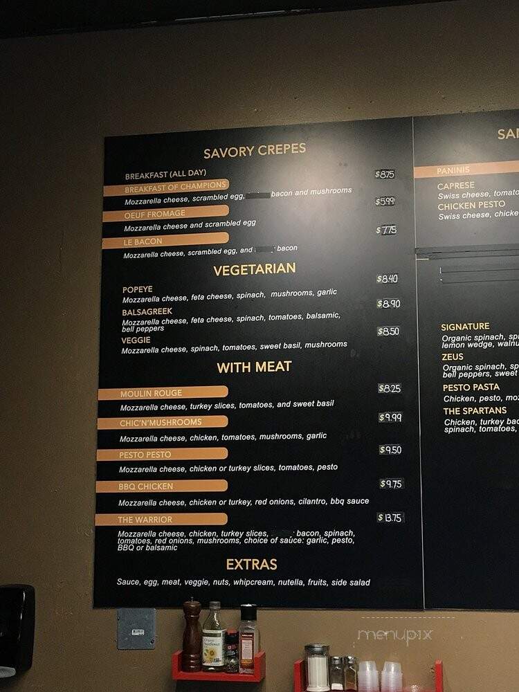 La Creperie - Honolulu, HI menu_pic