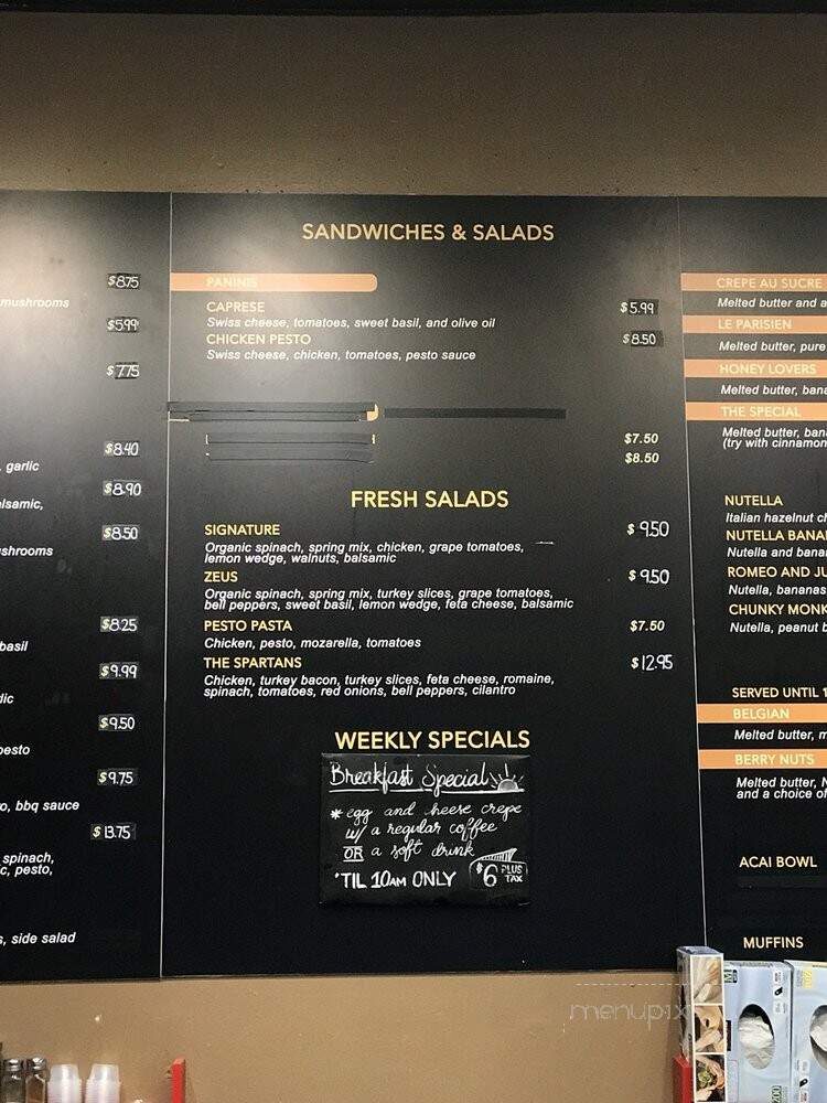 La Creperie - Honolulu, HI menu_pic