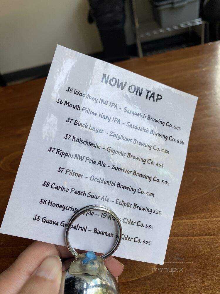 Sasquatch Brewing Company - Portland, OR menu_pic