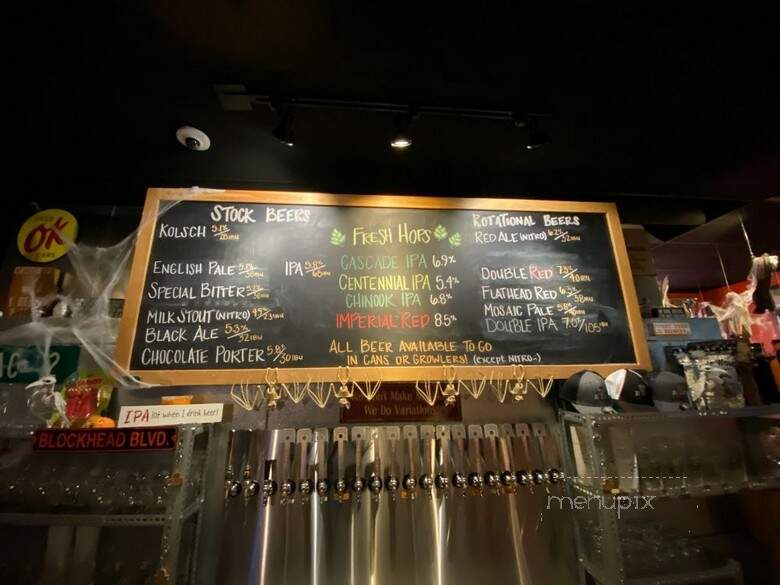 Big Block Brewery - Sammamish, WA menu_pic