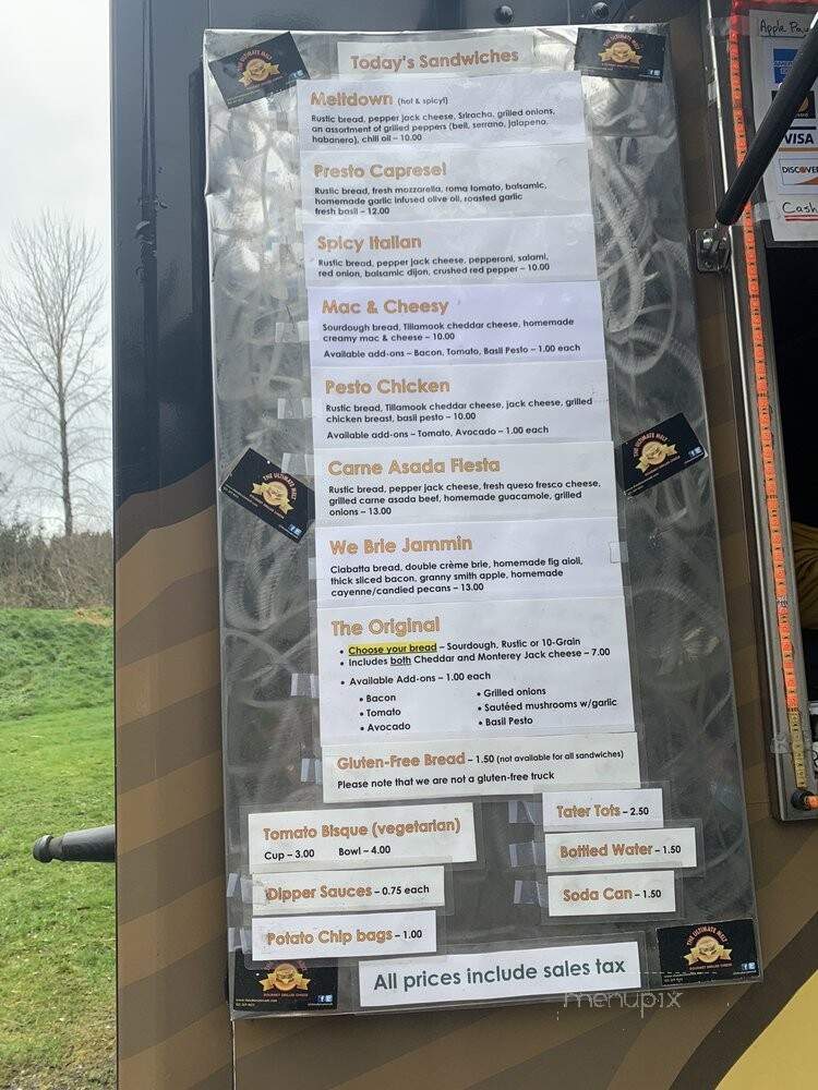 The Ultimate Melt - Bellevue, WA menu_pic