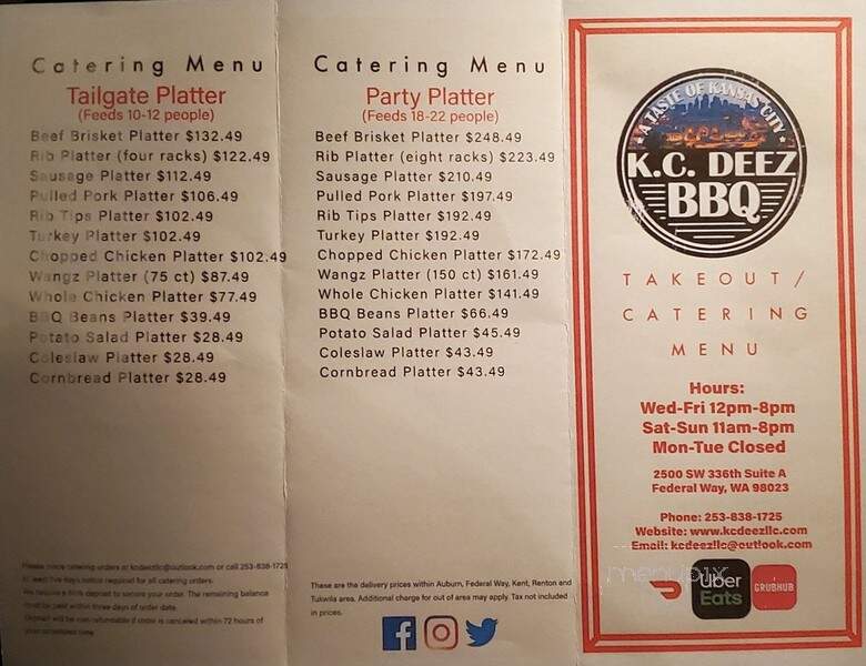 K.C. Deez BBQ - Renton, WA