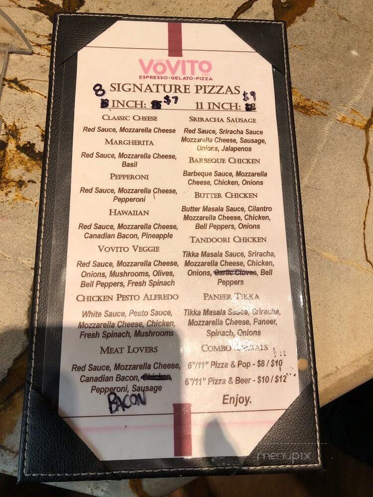 Vovito Espresso Gelato Bar - Seattle, WA menu_pic
