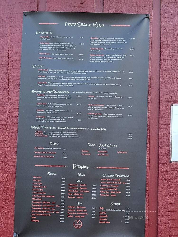 The Cooperstown Penguin - Cooperstown, NY menu_pic