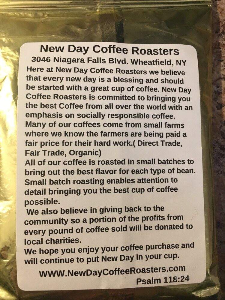 New Day Coffee Roasters - North Tonawanda, NY