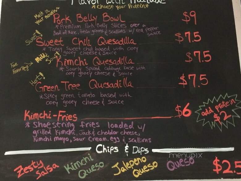 Far East Taco Grille - Washington, DC menu_pic