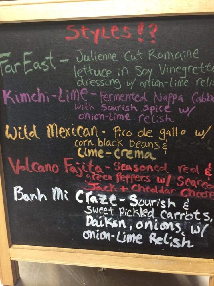 Far East Taco Grille - Washington, DC menu_pic