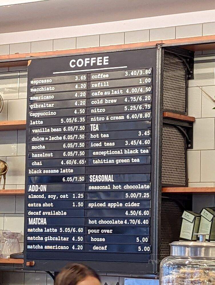 Dolcezza - Washington, DC menu_pic
