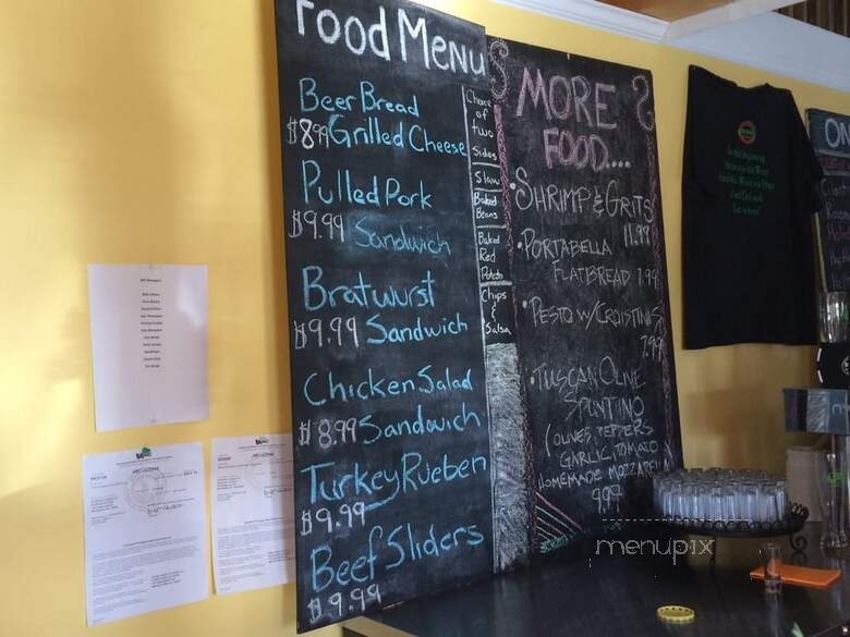 Backroom Brewery - Middletown, VA menu_pic