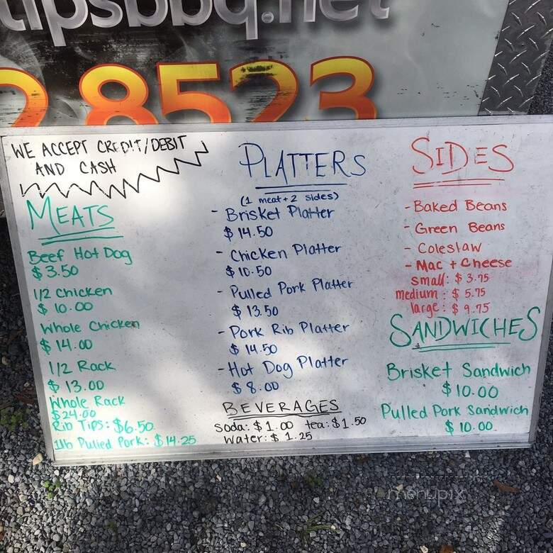 TIPS - Chester, MD menu_pic