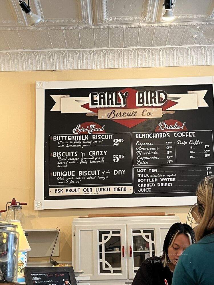 Early Bird Biscuit Company - Richmond, VA menu_pic