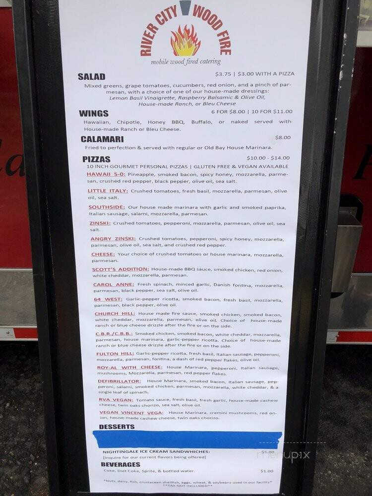 River City Wood Fire - Glen Allen, VA menu_pic