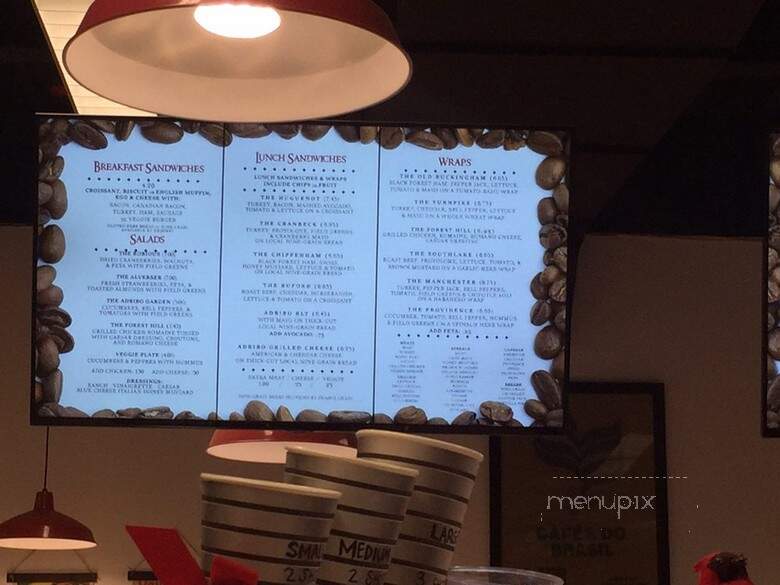Adbibo Coffee Shop & Roasterie - North Chesterfield, VA menu_pic
