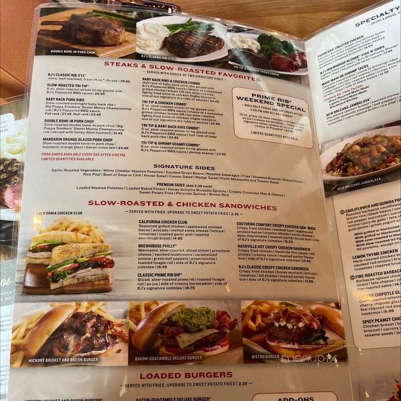 BJ's Restaurant & Brewhouse - Newport News, VA menu_pic
