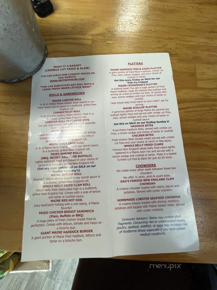 Lobsters2u - Virginia Beach, VA menu_pic