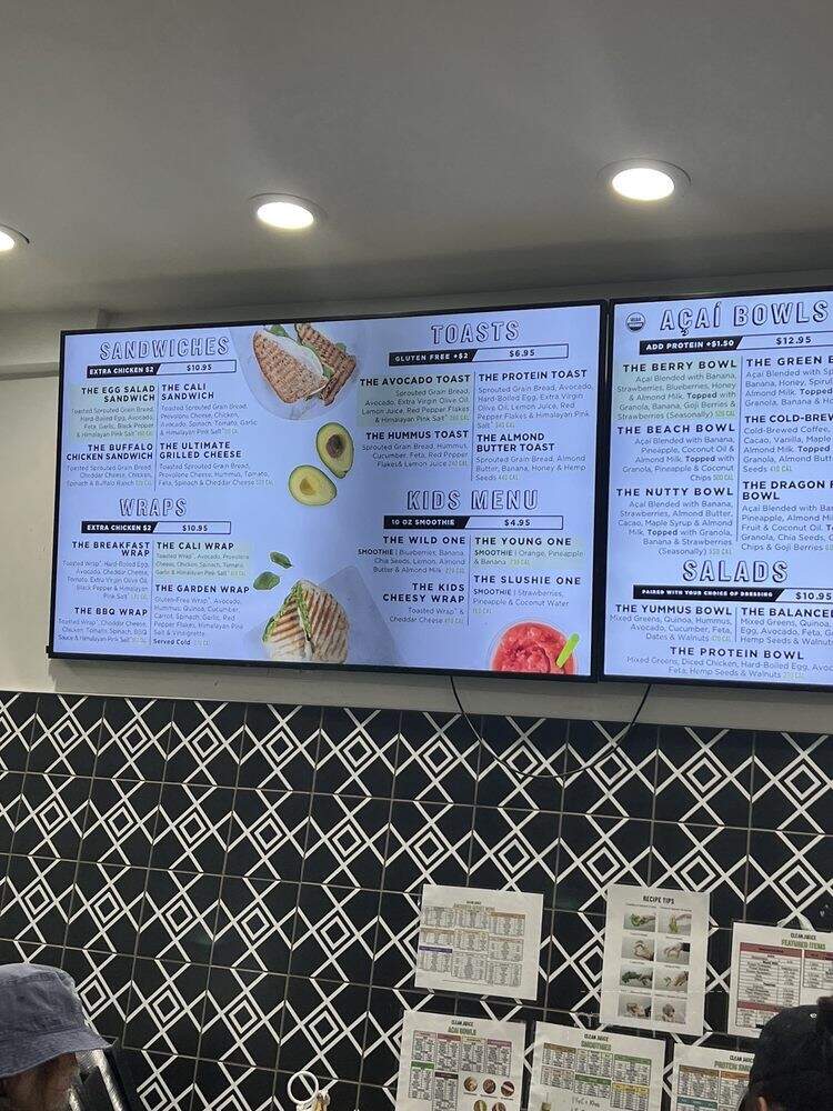 Clean Juice - Huntersville, NC menu_pic