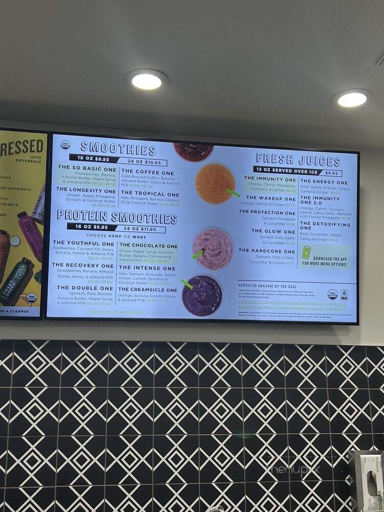 Clean Juice - Huntersville, NC menu_pic