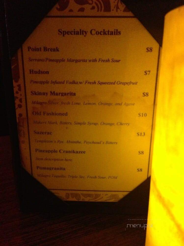 The Boulevard - Costa Mesa, CA menu_pic