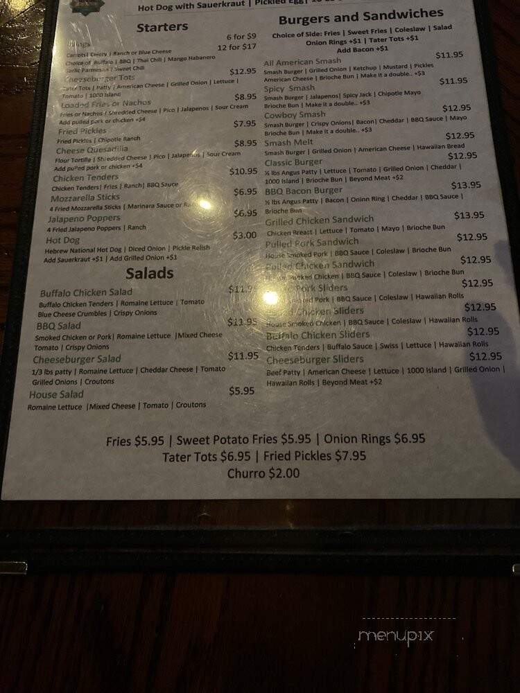 T. Boyles Tavern - Pasadena, CA menu_pic