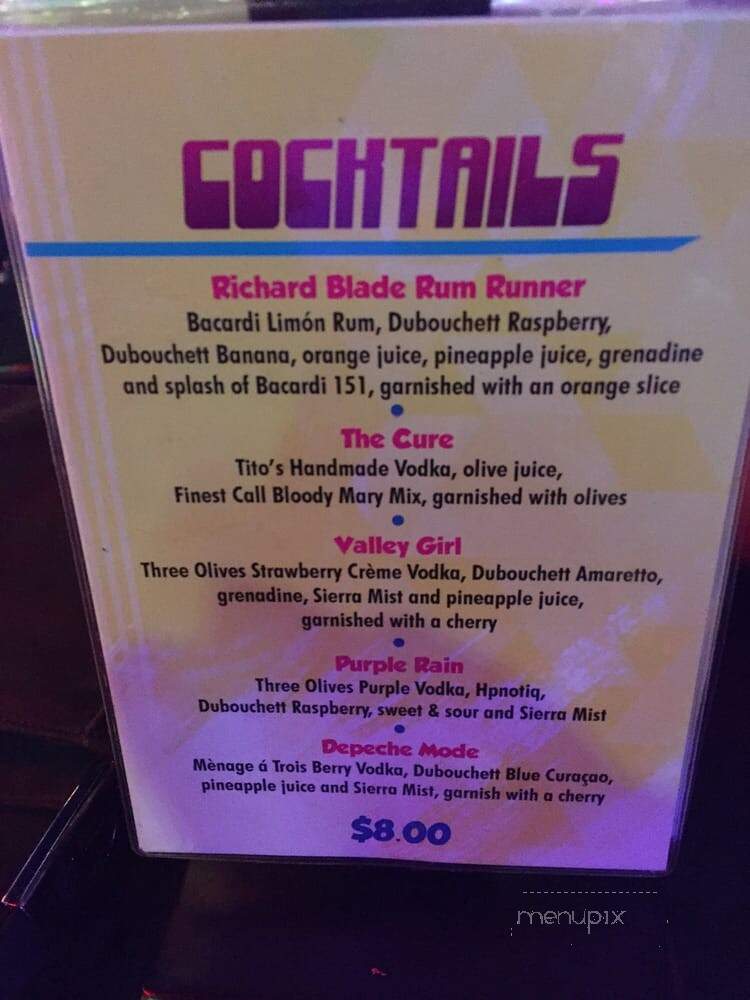 That 80's Bar - Montclair, CA menu_pic