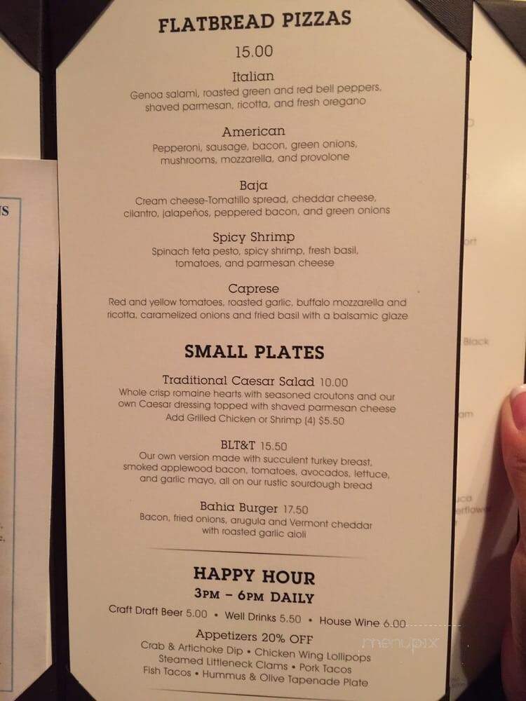 Tangier Bar - San Diego, CA menu_pic