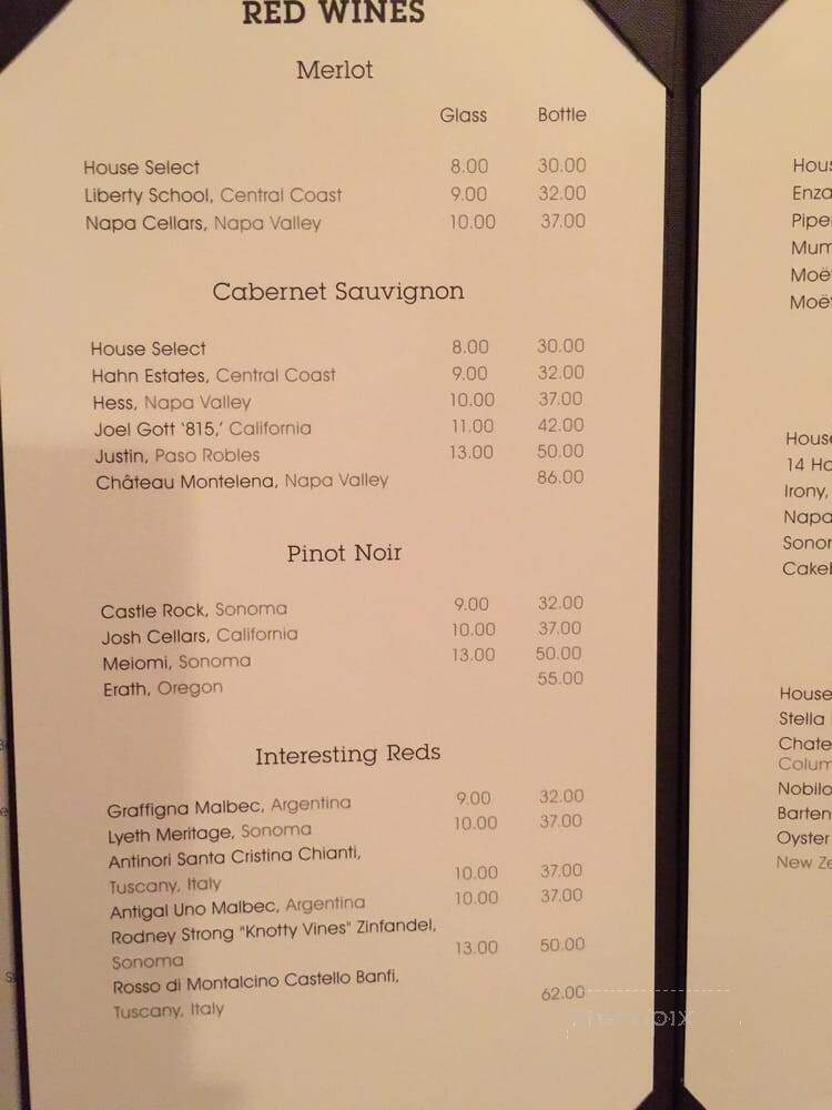 Tangier Bar - San Diego, CA menu_pic