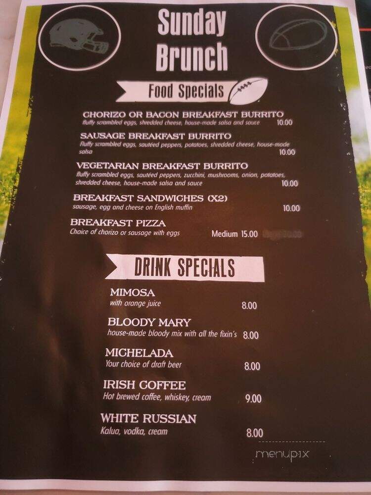 Uptown Bar & Lounge - Santa Barbara, CA menu_pic