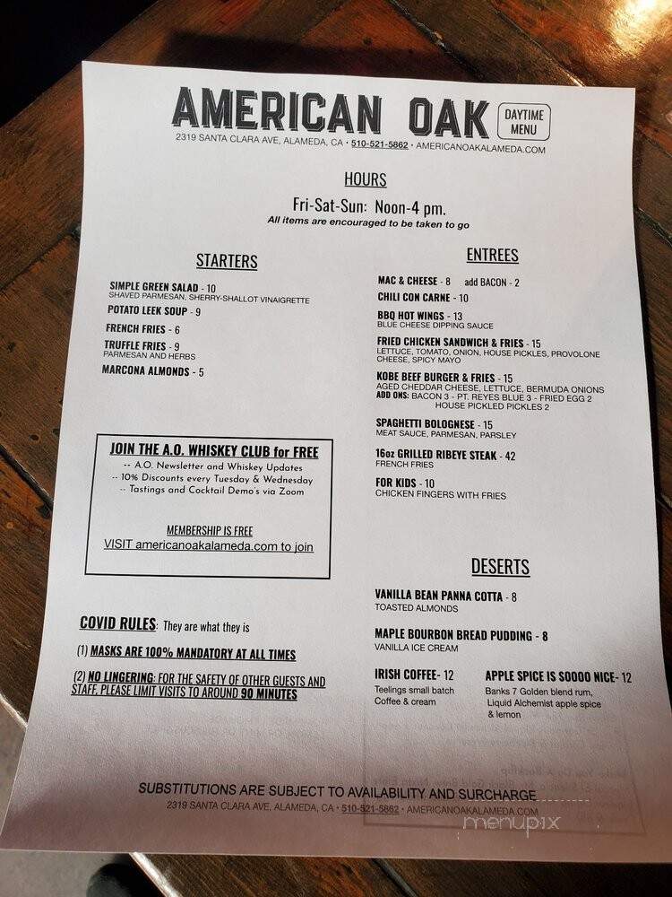 American Oak - Alameda, CA