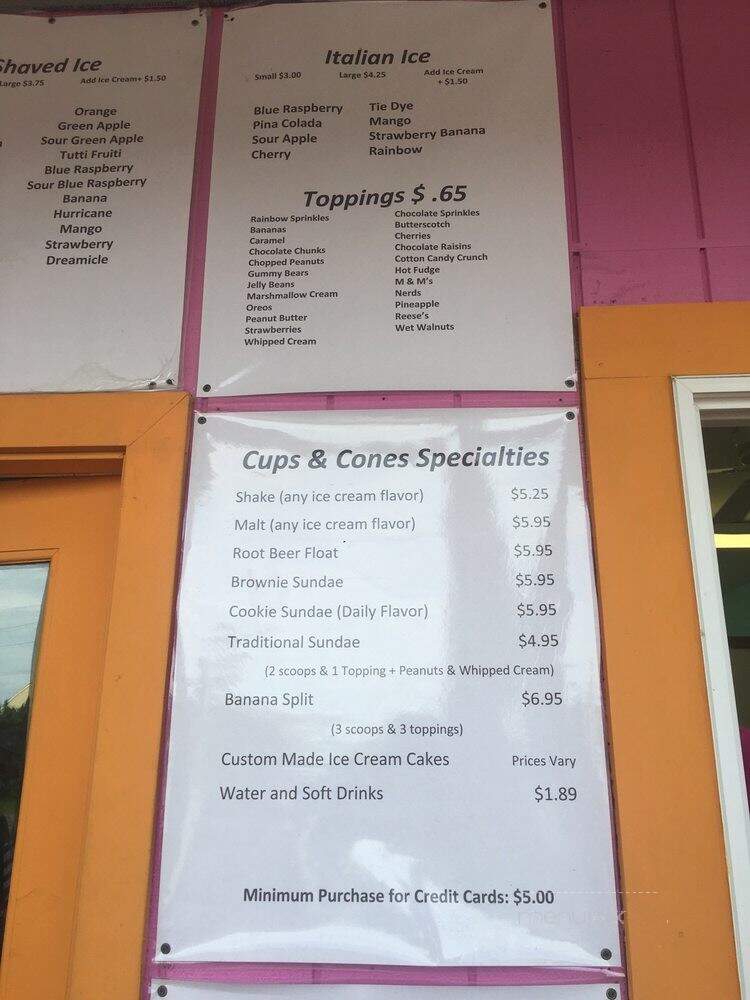 Cups and Cones - Avon, NC