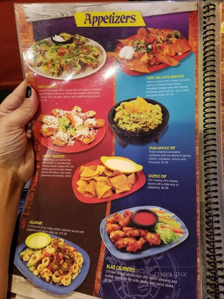 Casa Vallarta - Northborough, MA menu_pic