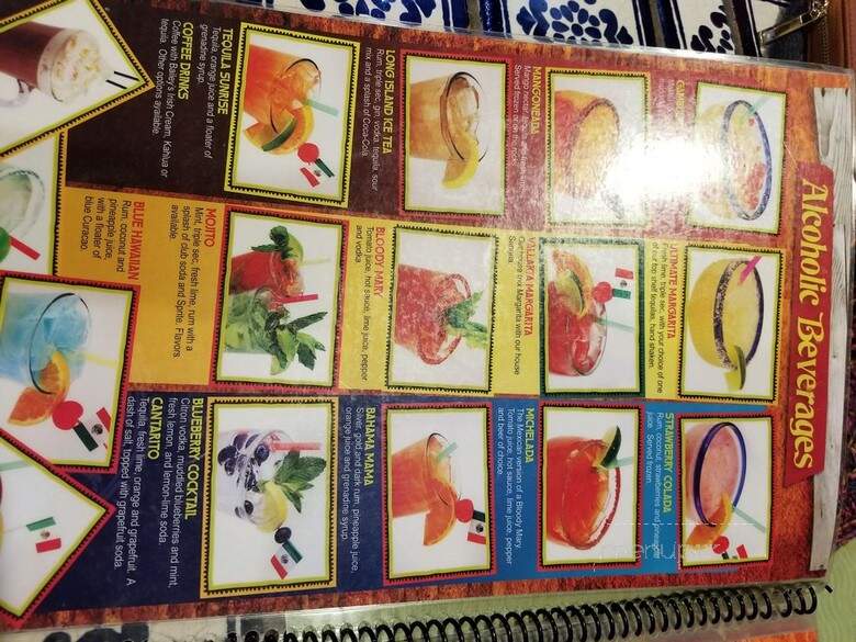 Casa Vallarta - Northborough, MA menu_pic