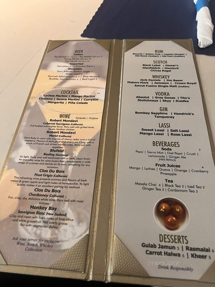 The Curry House - Franklin, MA menu_pic
