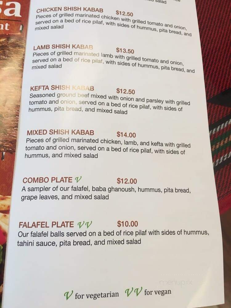 Lawadessa Restaurant - West Bridgewater, MA menu_pic
